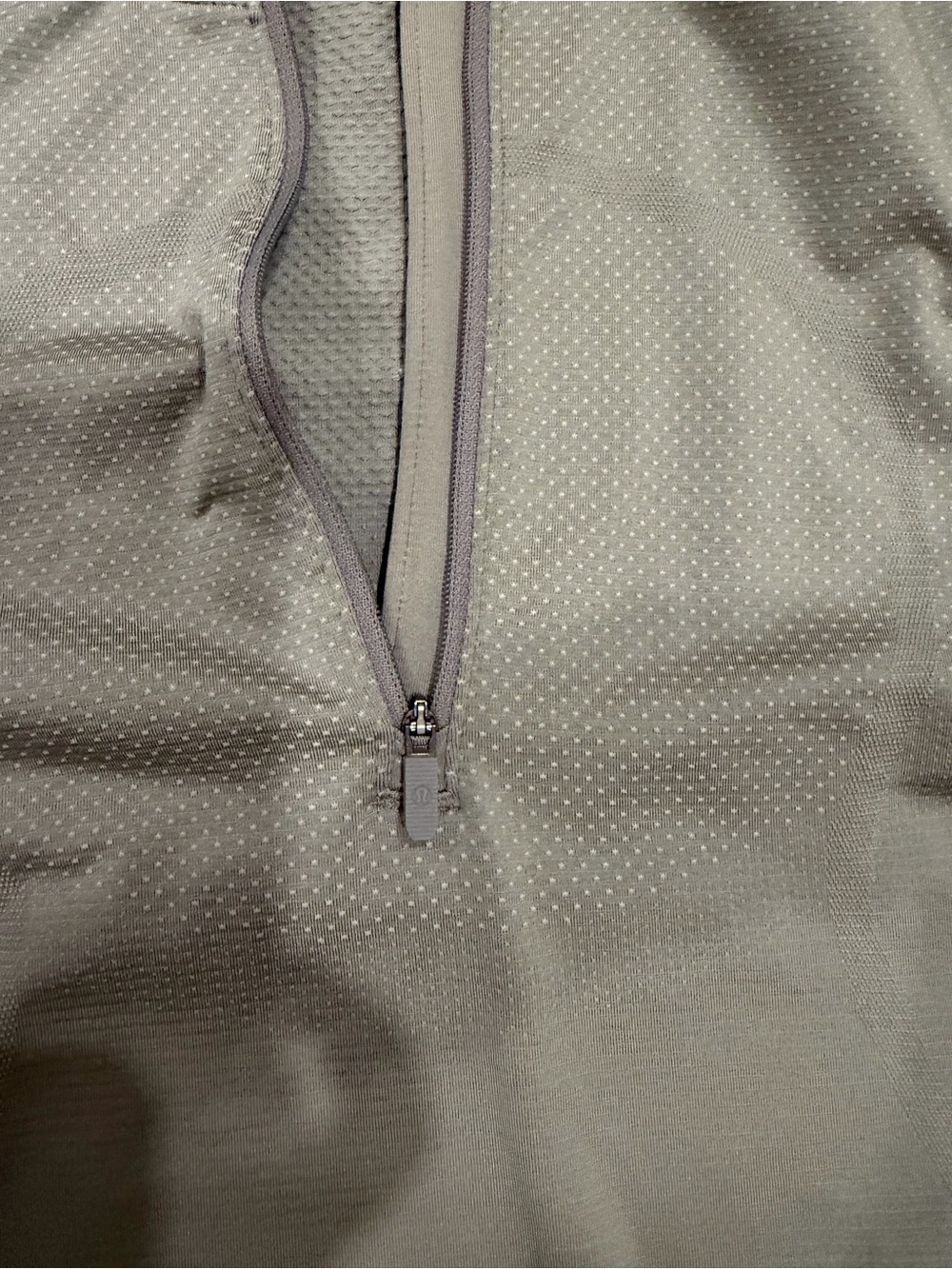 lululemon athletica Swiftly Relaxed Half Zip size 4 grey/white - Picture 3 of 5